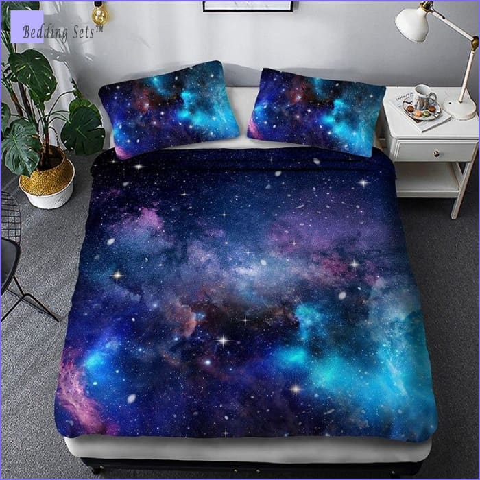 3D Galaxy Bed Set
