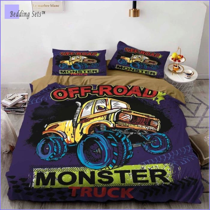 Full Size Monster Truck Bedding