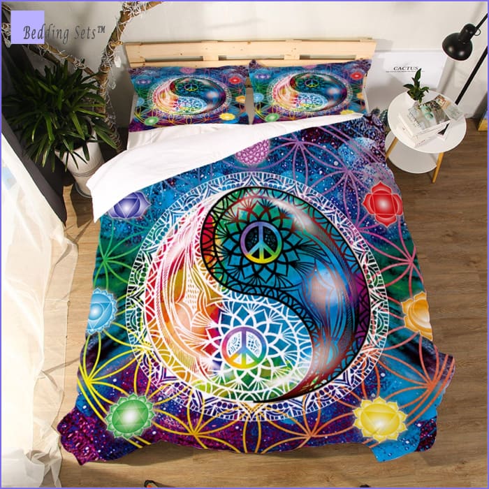 Hippie Bedding - Yin Yang & Peace