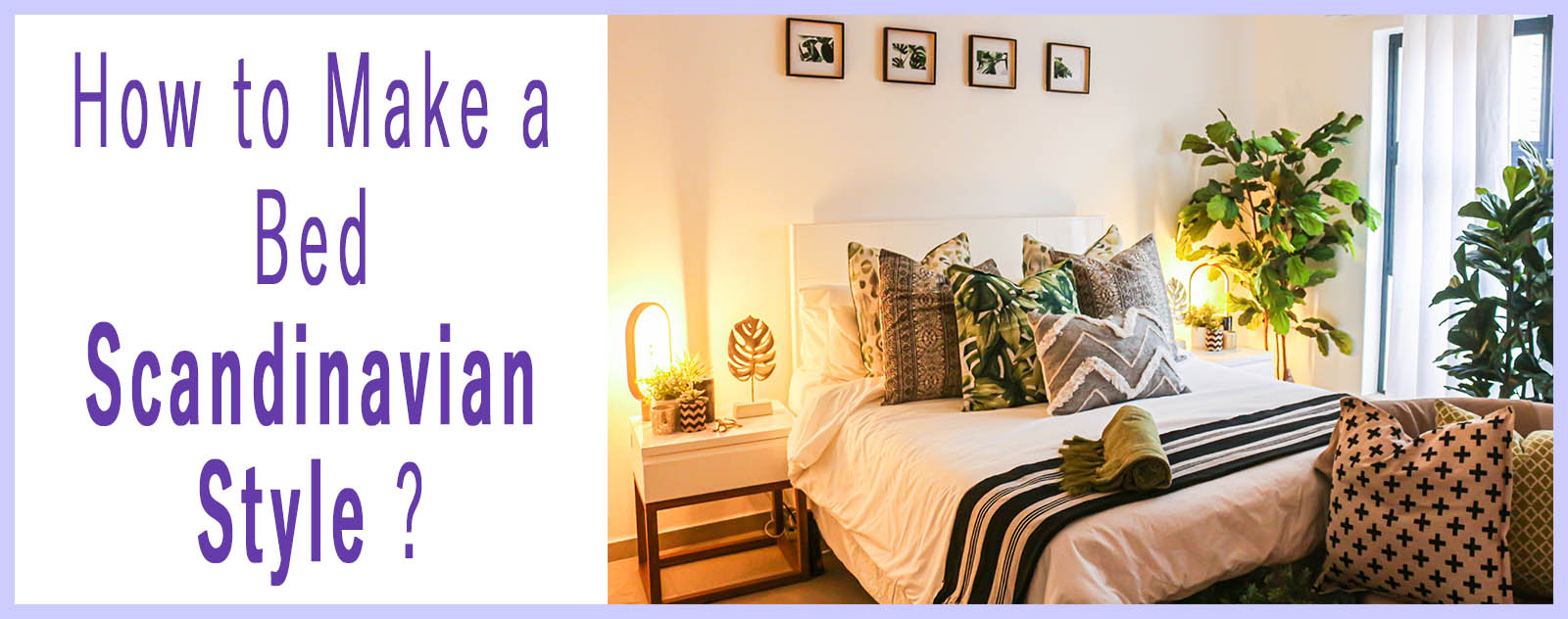 How to Make a Bed Scandinavian Style