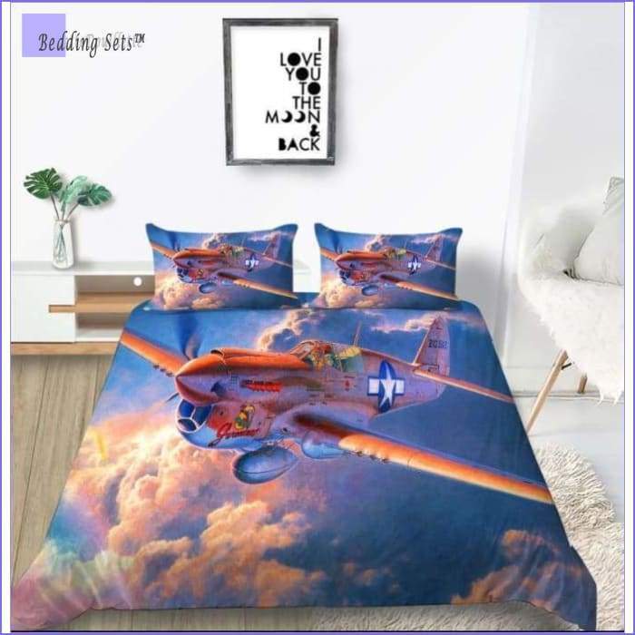 Boys airplane cheap bedding