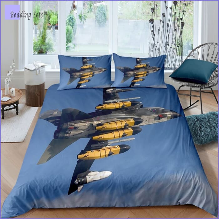 Airplane Bedding - Alpha Jet - Bedding-Sets™