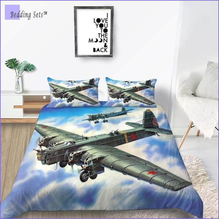 Bedding Set Avion - Heinkel | Couettedouillette