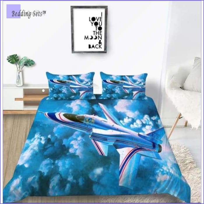 Airplane Bedding Set - Us Patrol - Bedding-Sets™