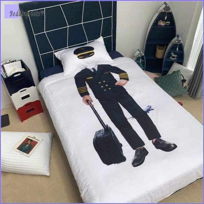 Airplane Pilot Bedding Set - Bedding-Sets™