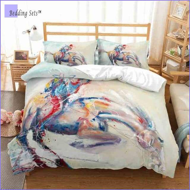 Artistic Horse Bedding Set