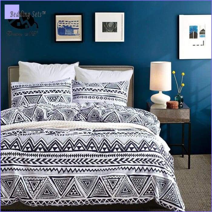 Back and White Boho Bedding Set - Bedding-Sets™