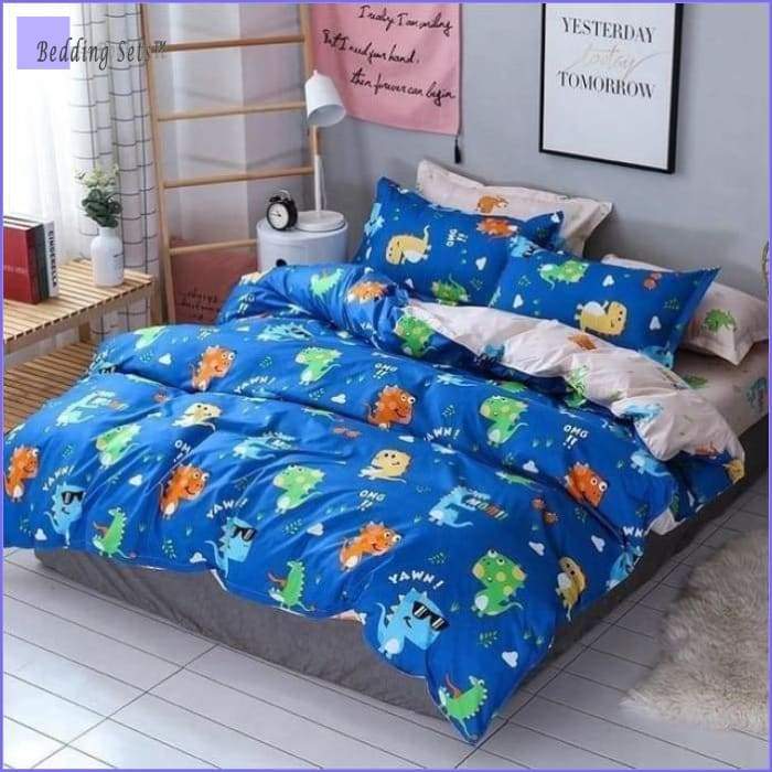 Bedding Set Dinosaures multicolores - Bedding-Store™