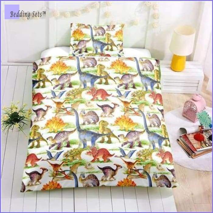 Bedding Set Enfant Dinosaures Multiples - Bedding-Store™