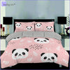 Bedding Set Panda 2 personnes rose | Couettedouillette