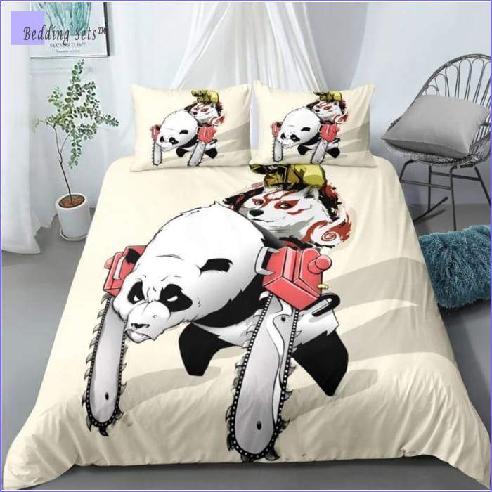 Bedding Set Panda guerrier | Couettedouillette
