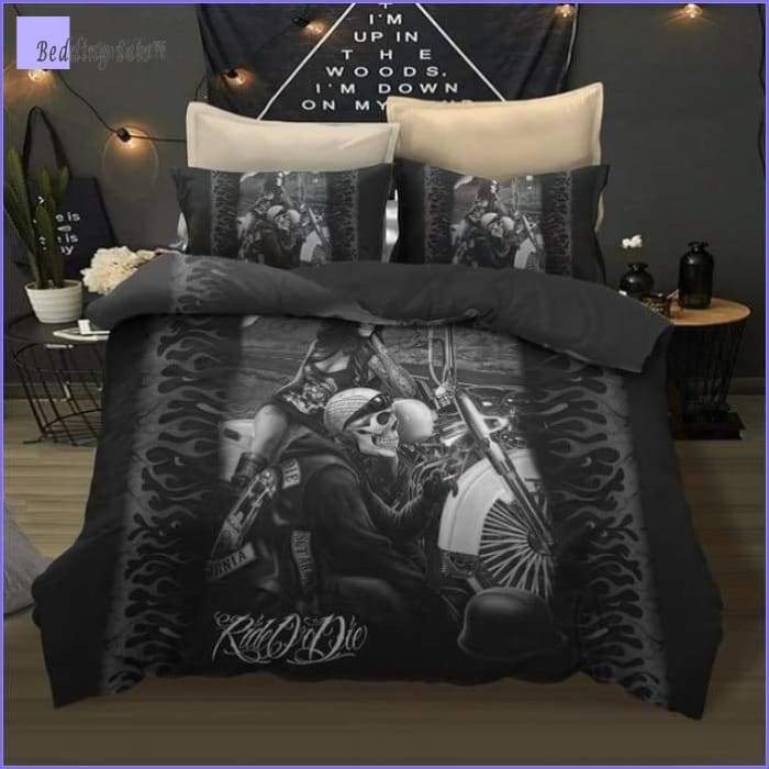 Biker Bedding Set Ride or Die
