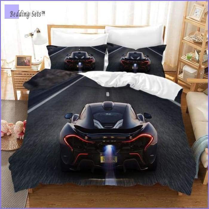 Black Race Car Bedding Set | Bedding-Store™