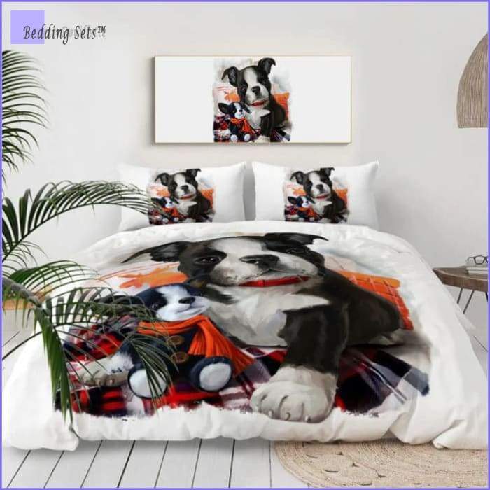 Boston Terrier Bedding Set - Bedding-Sets™