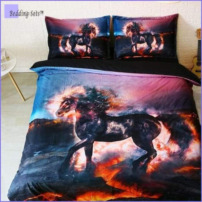 Horse Bedding Set for Boys, Custom Equestrian Duvet Cover, shops Buffalo Check, Green, Navy, ANY Colors, Name, Twin/Twin XL, Full/Queen, King Size