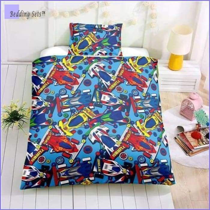 Boy Race Car Bedding Set - Bedding-Sets™