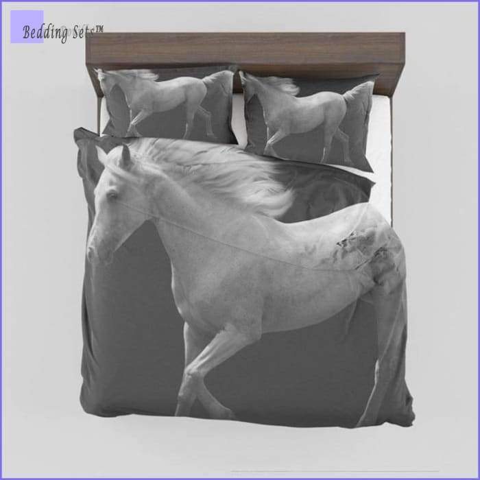 Camargue Horse Bedding Set - Galloping - Bedding-Sets™