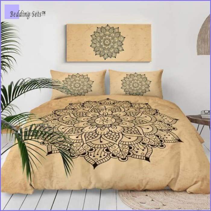 Bedding Set Mandala Beige - Fleur - Bedding-Store™