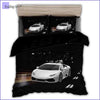 Car Bedding Set - White Supercar - Bedding-Sets™