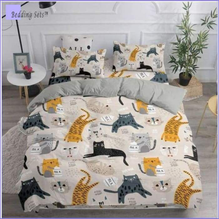 Cat Bedding Set - Artistic - Bedding-Sets™