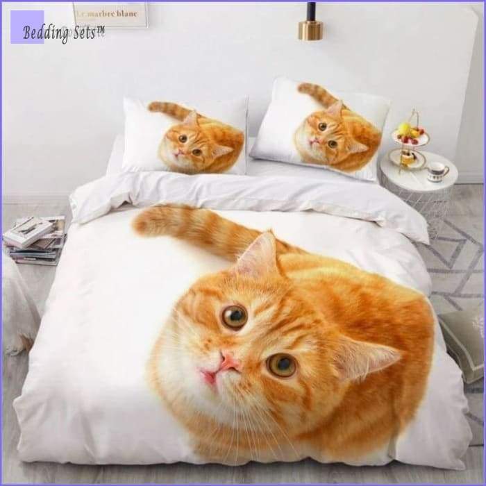 Cat Bedding Set - Curious - Bedding-Sets™
