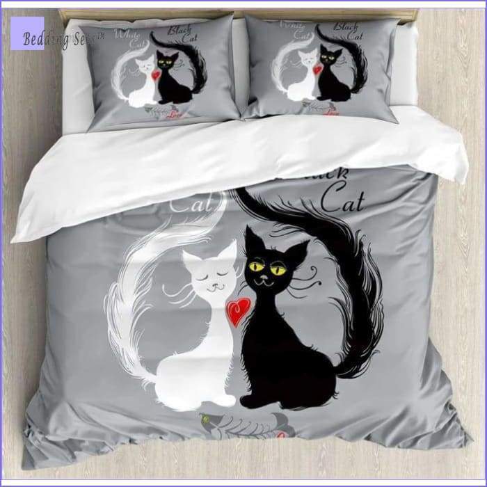 Couple of Cats Bedding Set - Bedding-Sets™