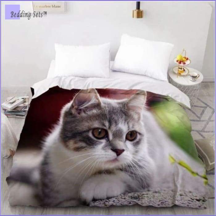 Cute Cat Bedding Set - Bedding-Sets™