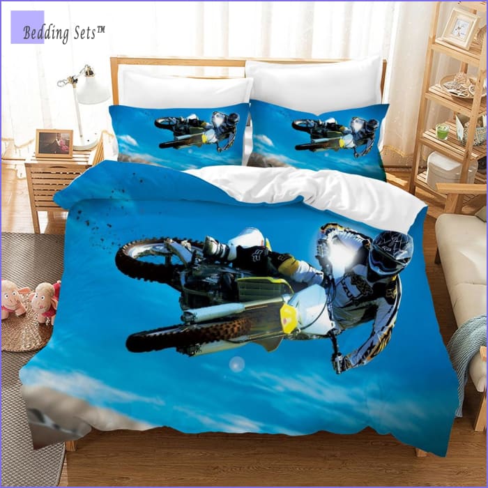 Dirt Bike Bedding - Aerial - Bedding-Sets™