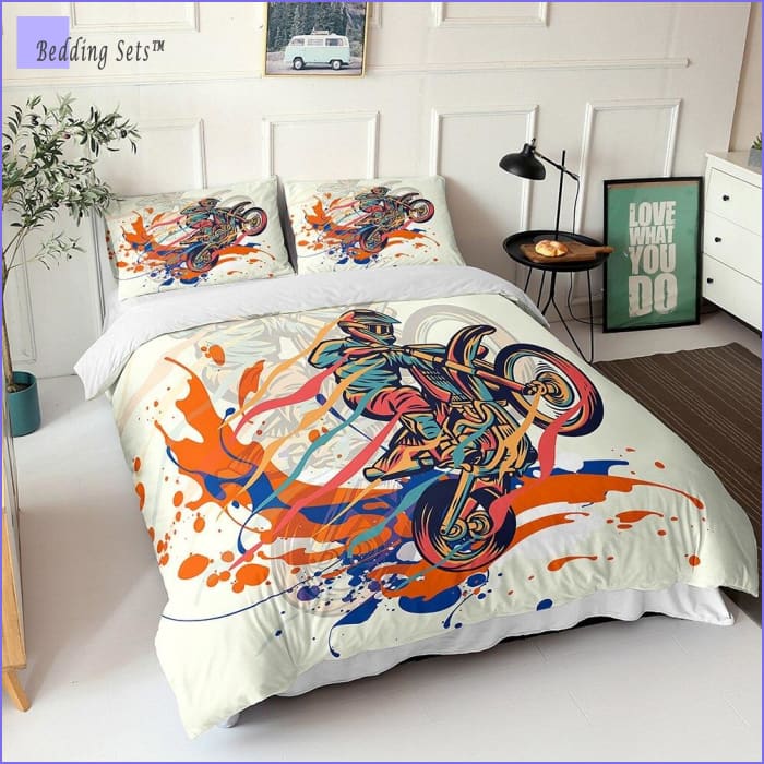 Dirt Bike Bedding - Splash - Bedding-Sets™