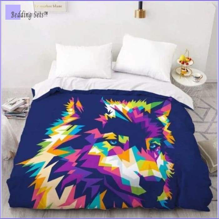 Dog Bedding Set - Artistic Husky - Bedding-Store™