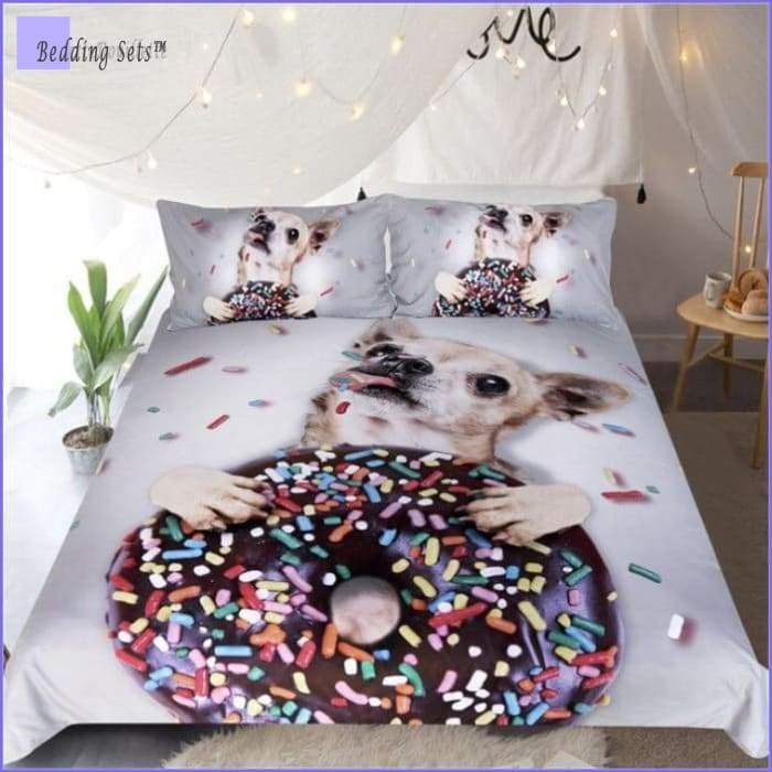 Donuts Chihuahua Bedding Set - Bedding-Sets™