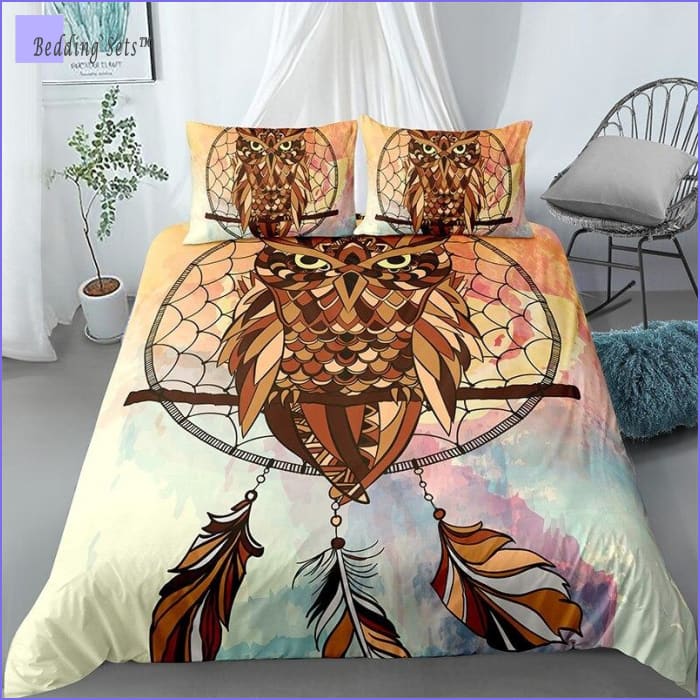 Dream catcher crib top bedding set