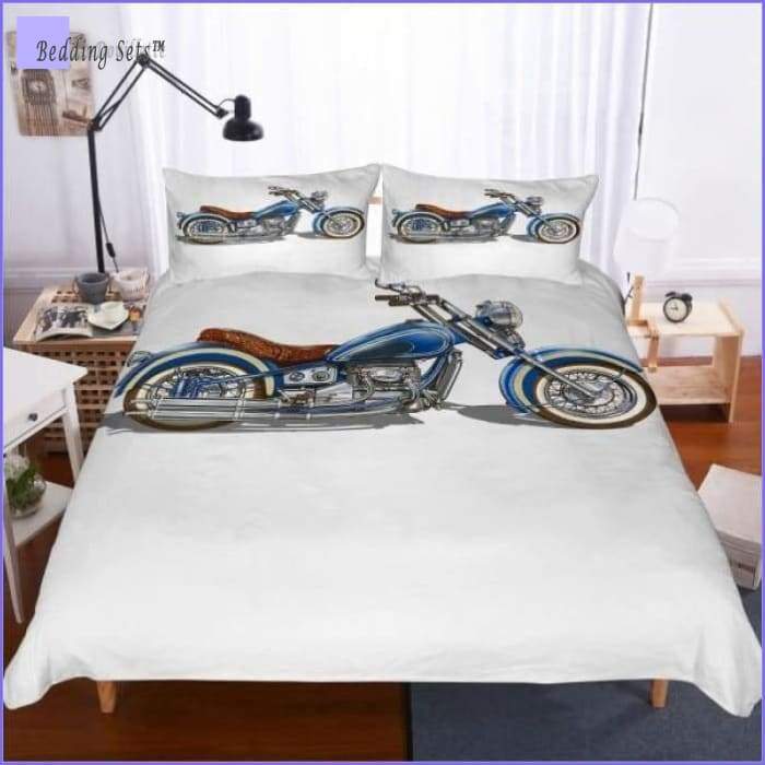 Full Motorcycle Bed Set - Bedding-Sets™