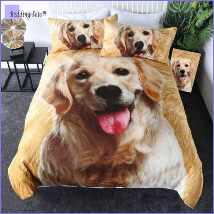 Golden Retriever Bedding Set - Bedding-Sets™