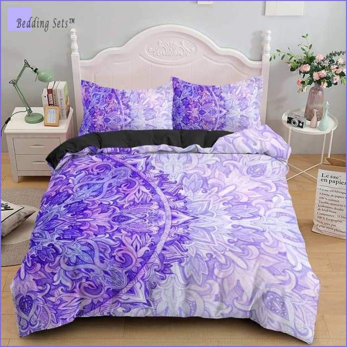 Hippie Bed Set - Purple Moon - Bedding-Sets™