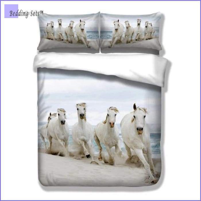 Horse printed Bedding Set - Bedding-Sets™