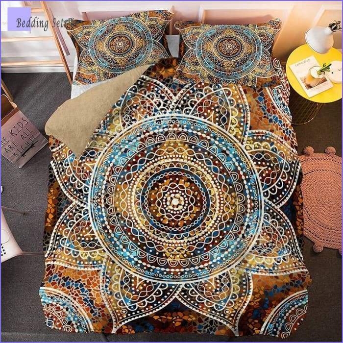 Indian Mandala Bed Set - Sunshine - Bedding-Sets™