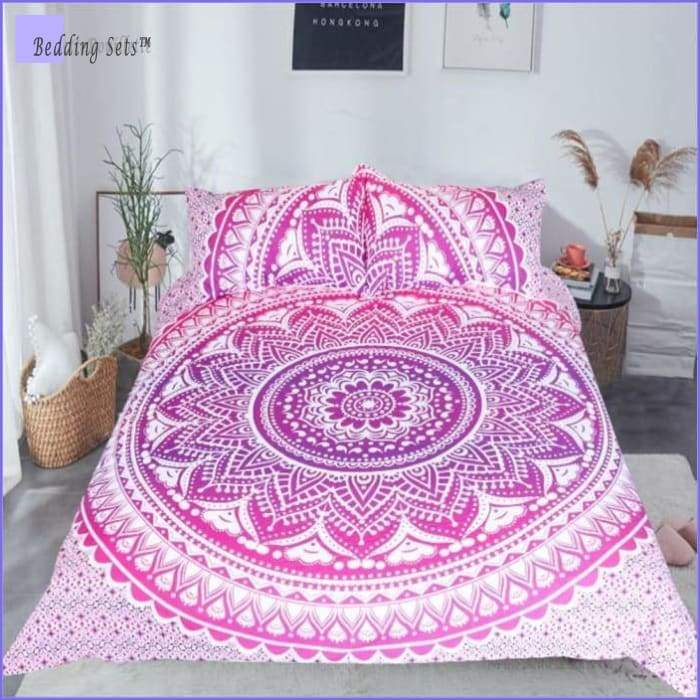 Bedding Set Mandala Rose clair - Bedding-Store™