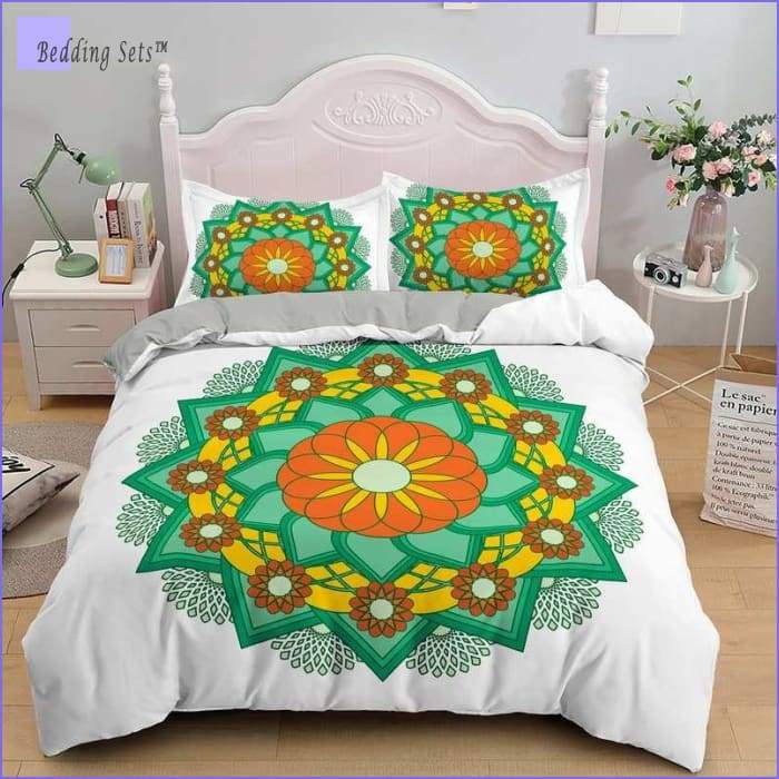 Mandala Bed Set - Green Joy - Bedding-Sets™