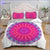Mandala Bedding - Pink Peacock Feathers - Bedding-Sets™