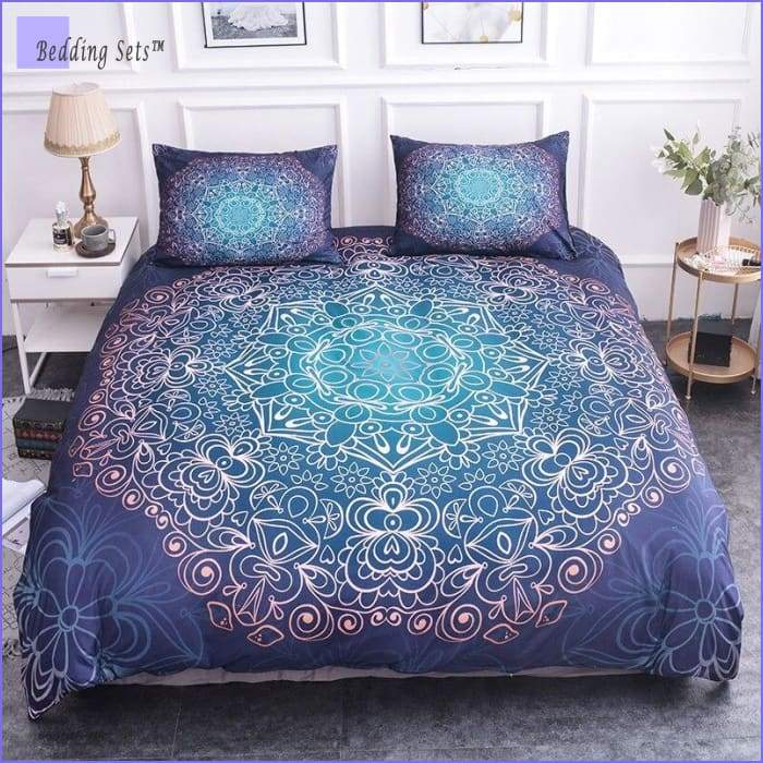 Mandala Bed Set Queen - Bedding-Sets™