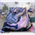 Purple Marble Comforter Set