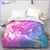Marble Print Bedding Set - Pink & Blue - Bedding-Sets™