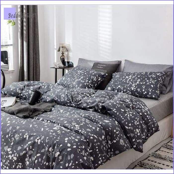 Bedding Set Modern - Granit Noir | Couettedouillette
