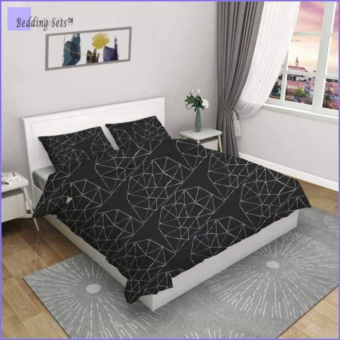 Modern Bedding Set - Graphite