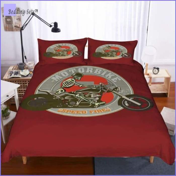 Motorbike Bedding Set - Speed Fire