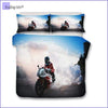 Motorcycle Bedding Set - Burn Show - Bedding-Sets™