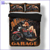 Motorcycle Bedding Set - Garage - Bedding-Sets™