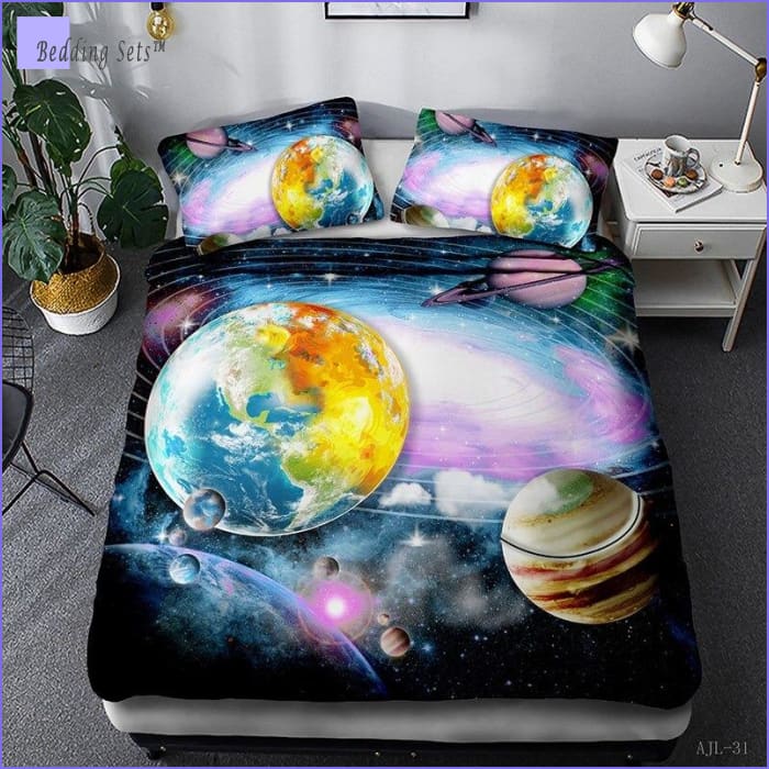 Pastel Galaxy Bedding