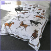 Printed Horses Bedding Set - Bedding-Store™